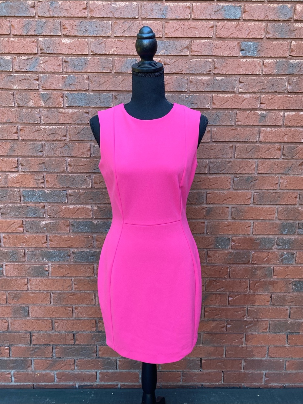 Calvin Klein Pink Dress with Gold Hardware Size 4